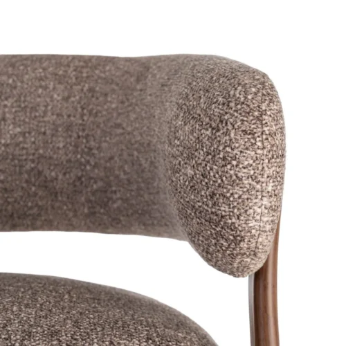 Fauteuil tapissé structure métal Ixia 77 cm — vue 7