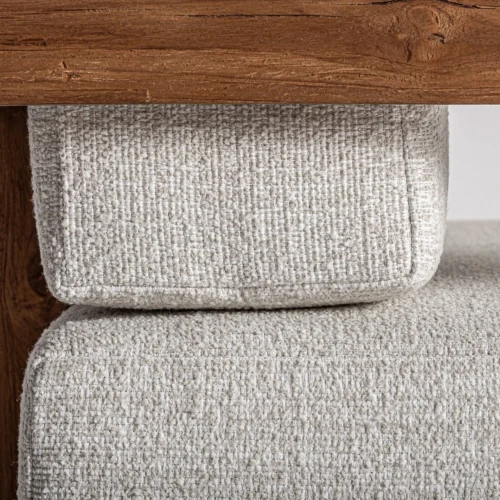 Fauteuil Testa beige et marron Vical Home — vue 7