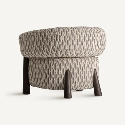 Fauteuil Tiffen tons neutres et wengé Vical Home — vue 4