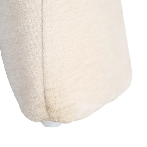 Fauteuil tissu crème structure en bois Ixia 77 cm — vue 10