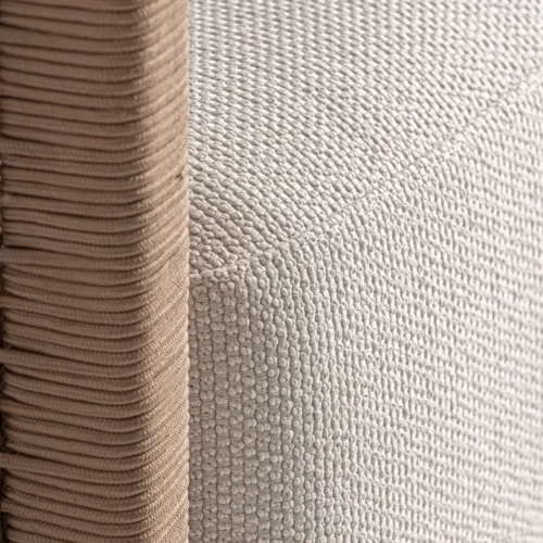 Fauteuil Trena teck recyclé et blanc Vical Home — vue 6
