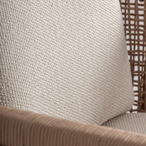 Fauteuil Trena teck recyclé et blanc Vical Home — vue 7