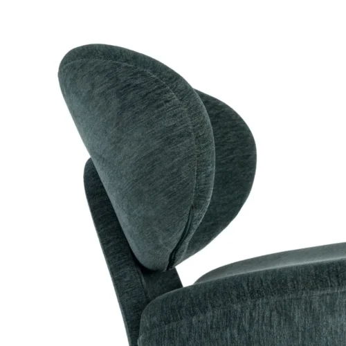 Fauteuil vert tissu Ixia 77 cm — vue 2