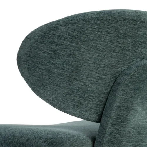 Fauteuil vert tissu Ixia 77 cm — vue 3