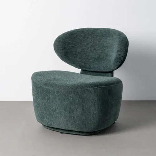 Fauteuil vert tissu Ixia 77 cm — vue 6