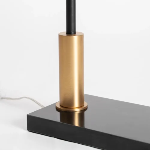Lampadaire Cint marbre noir et doré Vical Home — vue 3