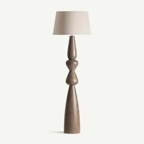 Lampadaire Cinzia bois de manguier 160 cm Vical Home