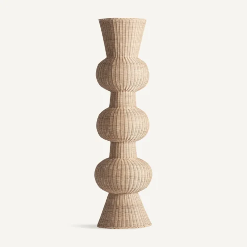Lampadaire Cyena rotin brun clair 175 cm Vical Home