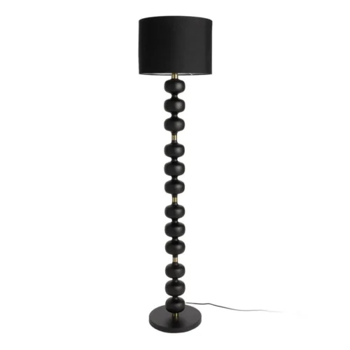 Lampadaire en métal abat-jour compact en lin Ixia 154 cm
