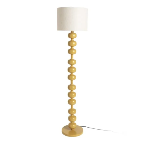 Lampadaire en métal abat-jour compact en lin Ixia 154 cm — vue 2