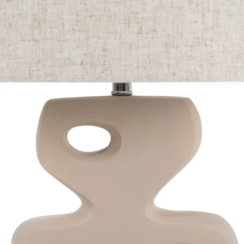 Lampadaire en résine crème abat-jour lin Ixia 126,5 cm — vue 5