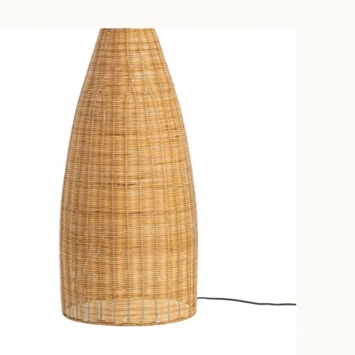 Lampadaire en rotin naturel piètement métal Ixia 118,5 cm — vue 6