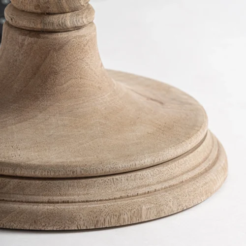 Lampadaire Heilbron manguier et coton beige Vical Home — vue 4