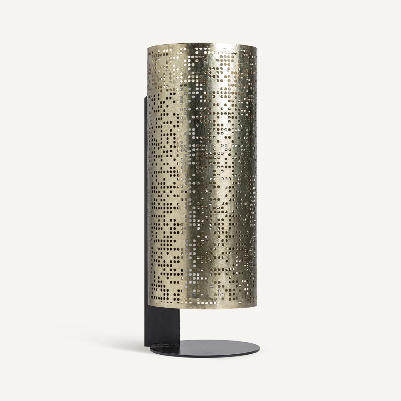 Lampadaire Jacquard acier doré 132 cm Vical Home
