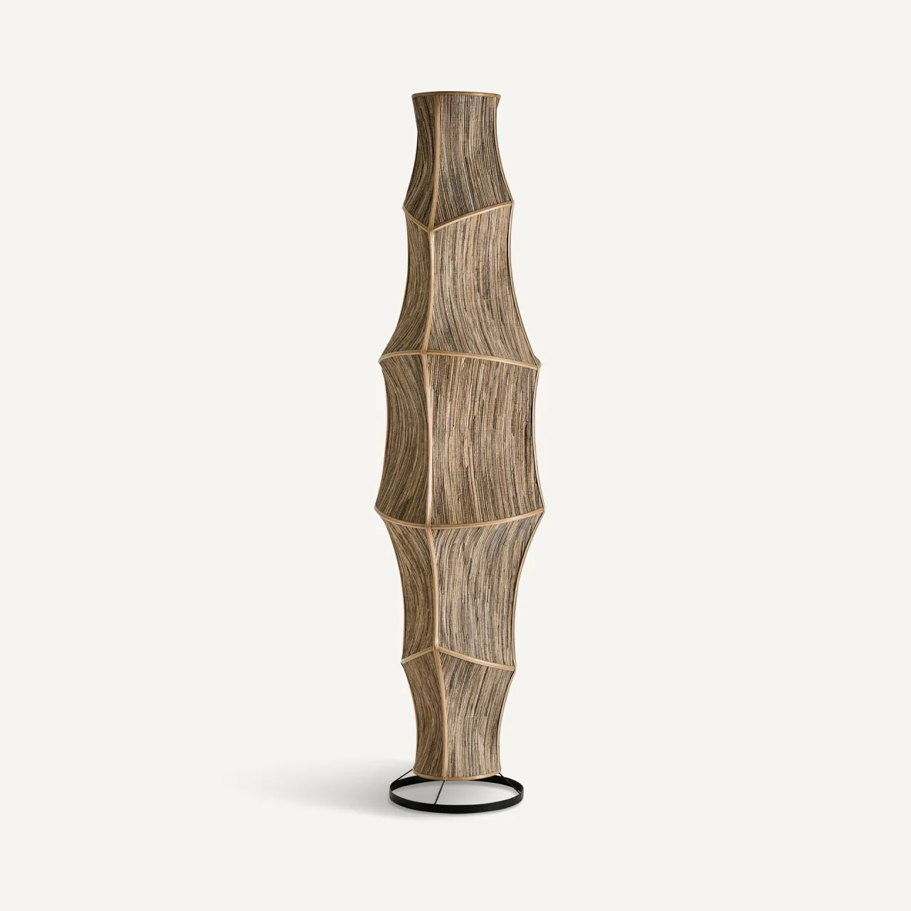 Lampadaire Lauzun fibre naturelle beige Vical Home