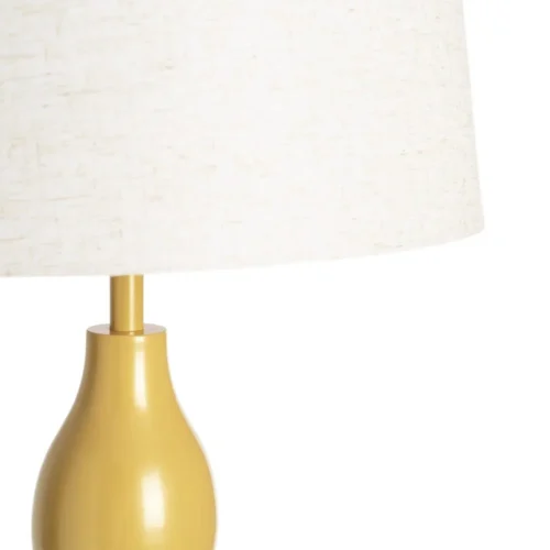 Lampadaire pied en métal abat-jour en lin Ixia 155,5 cm — vue 3