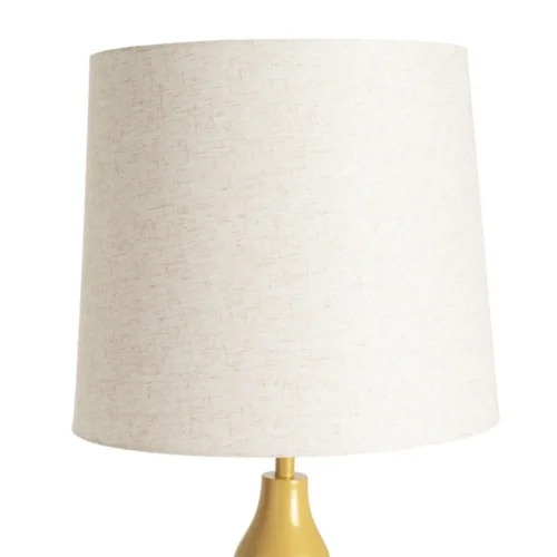 Lampadaire pied en métal abat-jour en lin Ixia 155,5 cm — vue 6