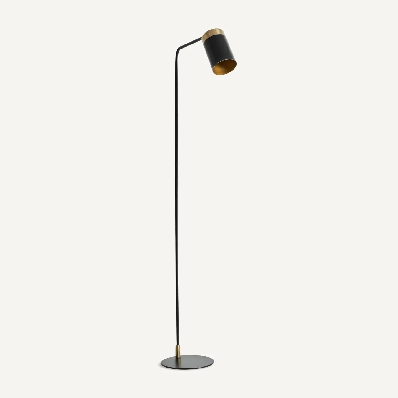 Lampadaire Seb fer noir et doré Vical Home