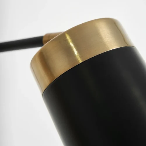 Lampadaire Seb fer noir et doré Vical Home — vue 3