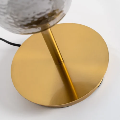 Lampe à poser Aine verre gris et doré Vical Home — vue 3