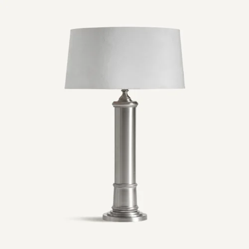 Lampe à poser Artigat argent et blanc cassé Vical Home