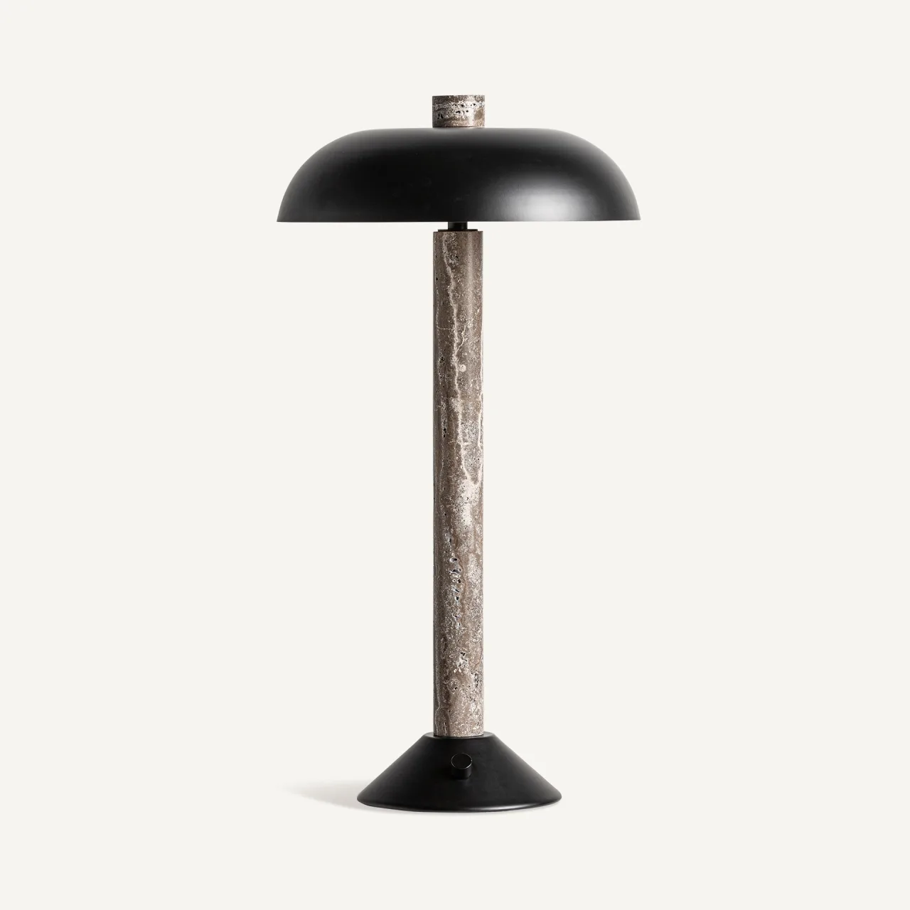 Lampe à poser Balhsa marbre gris et noir mat Vical Home