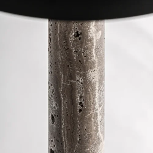Lampe à poser Balhsa marbre gris et noir mat Vical Home — vue 2