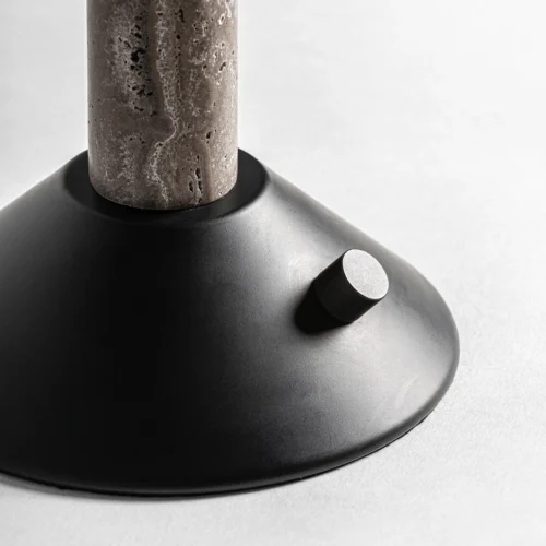 Lampe à poser Balhsa marbre gris et noir mat Vical Home — vue 3
