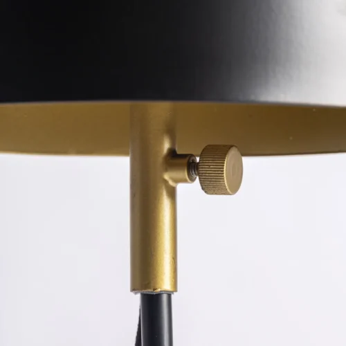 Lampe à poser Bellini fer noir et laiton doré Vical Home — vue 2