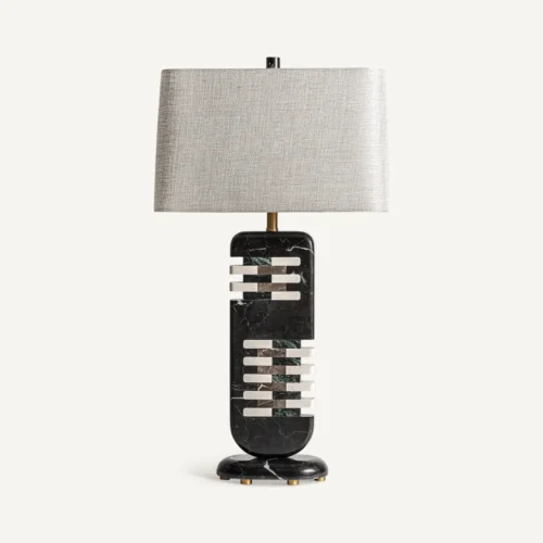 Lampe à poser Carla noir et doré Vical Home