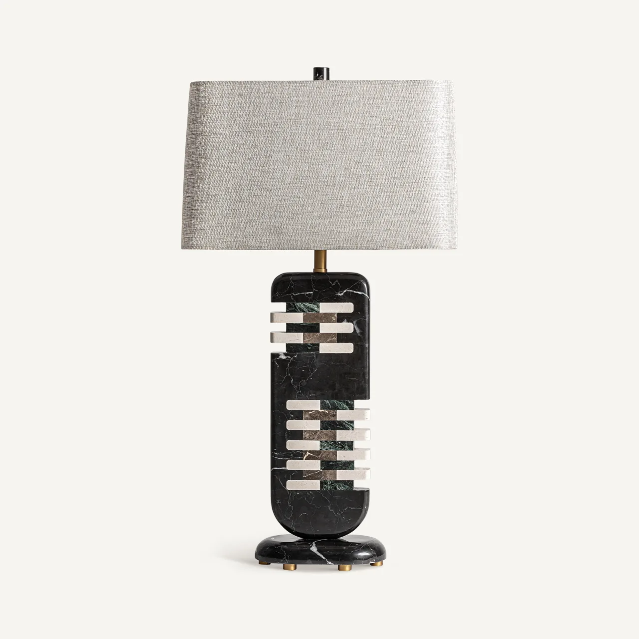 Lampe à poser Carla noir et doré Vical Home