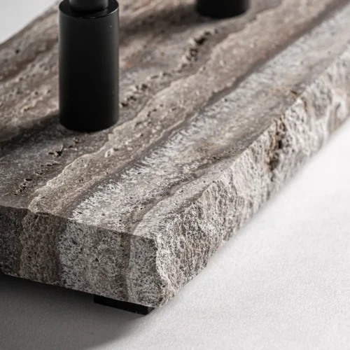 Lampe à poser Dalhea marbre gris et noir Vical Home — vue 2