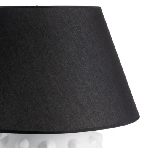Lampe à poser en céramique blanc et noir Ixia 73 cm — vue 3