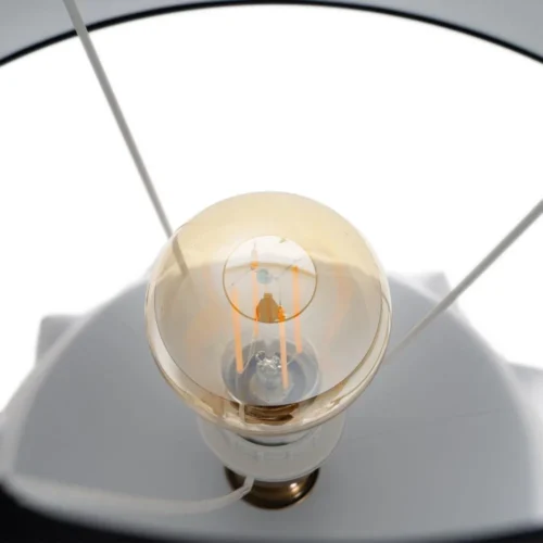Lampe à poser en céramique blanc et noir Ixia 73 cm — vue 6