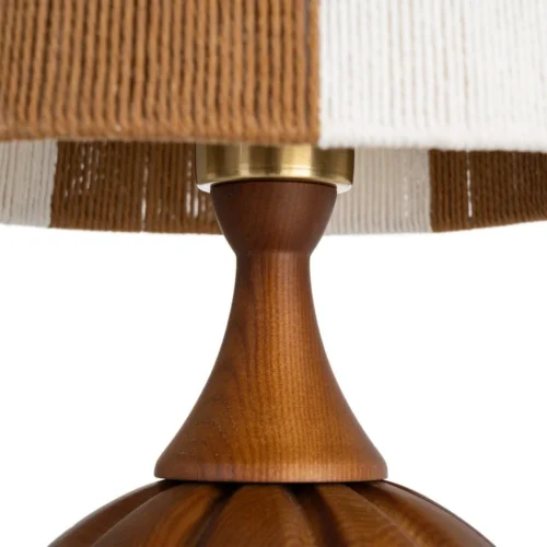 Lampe à poser en corde de papier naturel Ixia 47,5 cm — vue 3