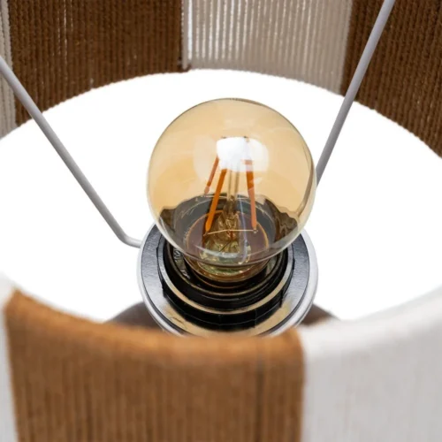 Lampe à poser en corde de papier naturel Ixia 47,5 cm — vue 7