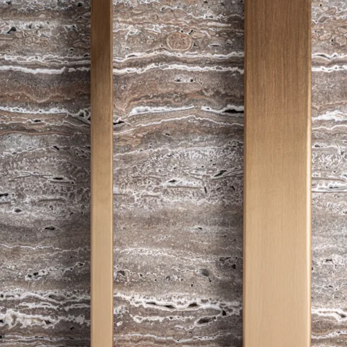 Lampe à poser Gia marbre gris et doré Vical Home — vue 4