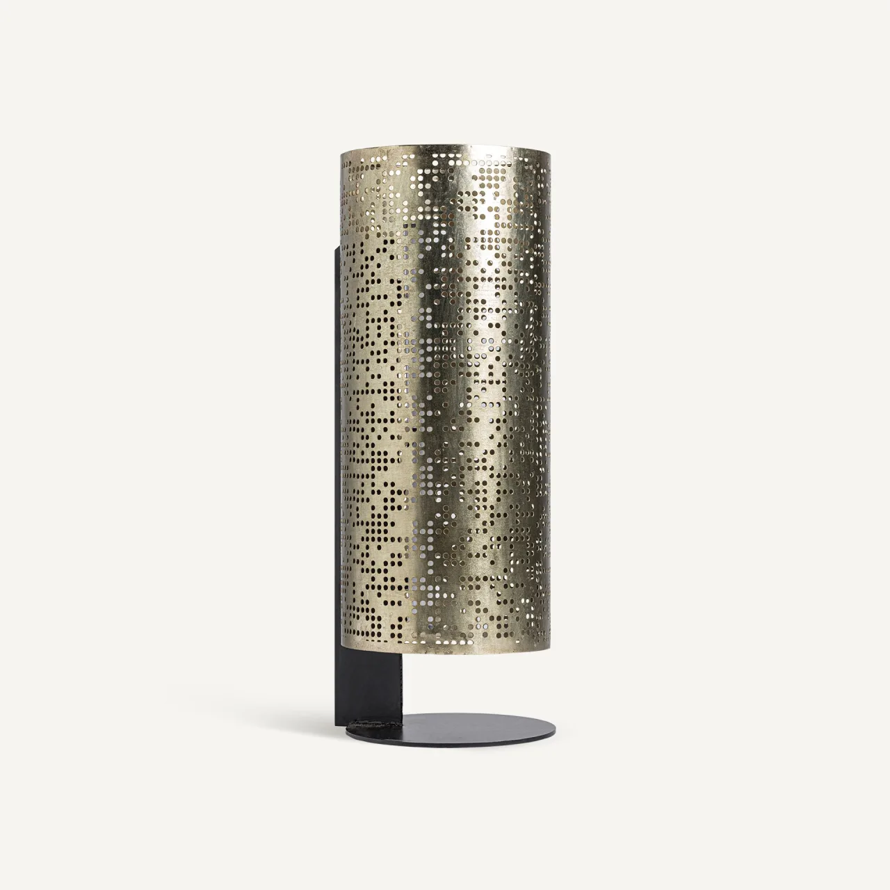 Lampe à poser Jacquard acier doré Vical Home