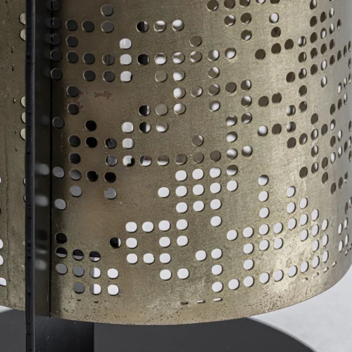 Lampe à poser Jacquard acier doré Vical Home — vue 3