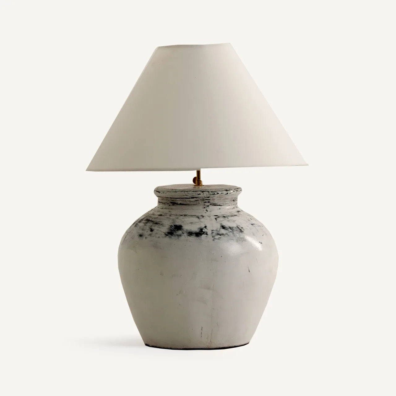 Lampe à poser Merzig terre cuite blanc cassé Vical Home