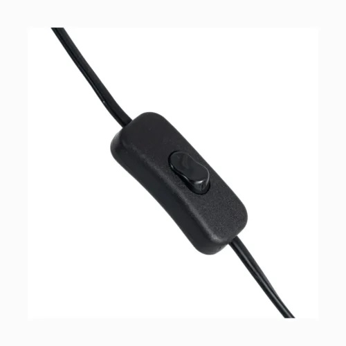 Lampe à poser noire abat-jour en tissu Ixia 47,5 cm — vue 8