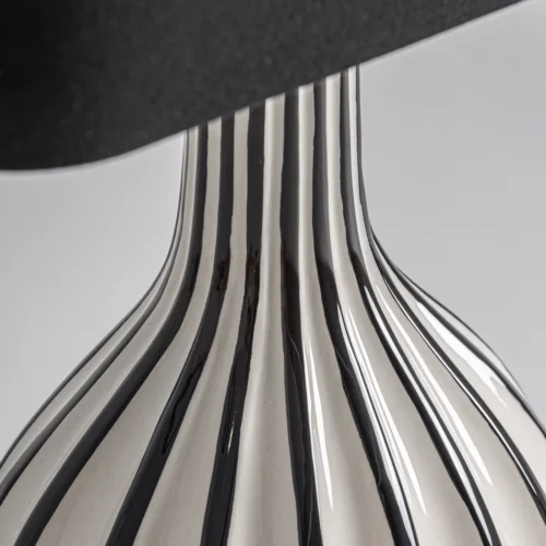 Lampe à poser Zalsa fer cannelé noir Vical Home — vue 3