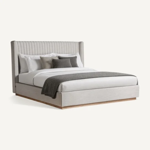 Lit Aunac gris Vical Home — vue 2