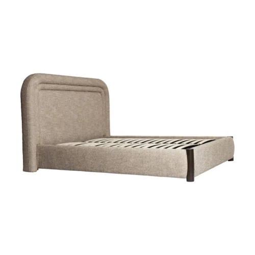 Lit Citadel sand tweed 160 x 200 Richmond Interiors — vue 2