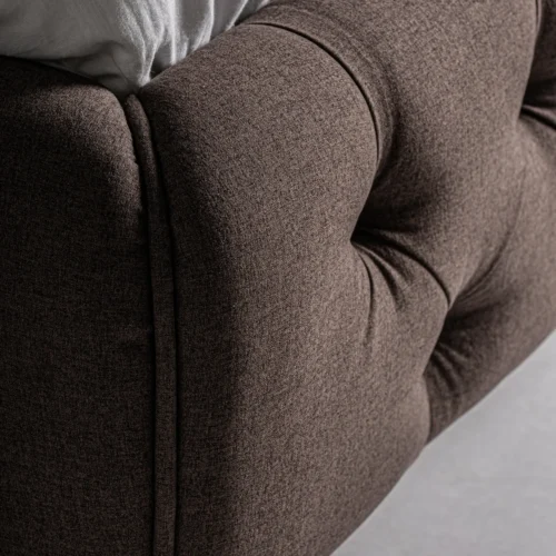 Lit Oslo velours marron Vical Home — vue 6