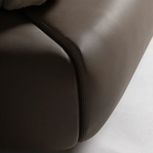Lit Wayne cuir marron Vical Home — vue 5