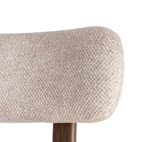 Lot 2 Chaises tapissées polyester piètement fer Ixia 51 cm — vue 7