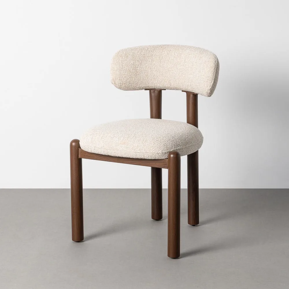 Lot 2 Chaises tapissées tissu piètement métal Ixia 51 cm
