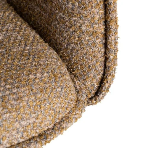 Lot 2 Chaises tissu beige piètement métal Ixia 58,5 cm — vue 9