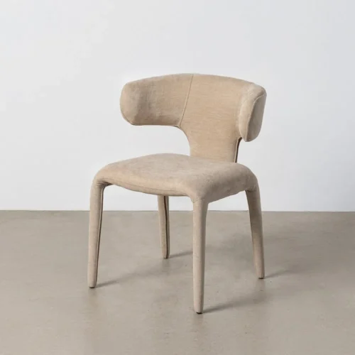 Lot 2 Chaises tissu dossier bas Ixia 58 cm